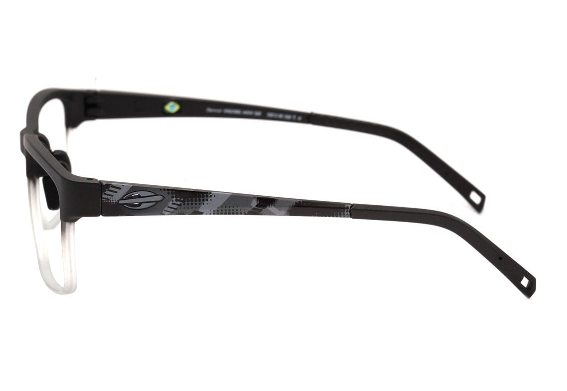 Mormaii Denver Preto e Transparente Fosco - Lente 5,8 cm  - Grau