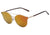 Óculos de Sol Atitude At 3202 04A Dourado E Marrom Brilho/ Laranja Espelhado - Lente 6,2 Cm