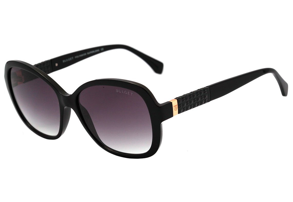 Óculos de Sol Bulget BG 9118 I G21 MARROM MESCLADO BRILHO/ MARROM DEGRADÊ Lente 5,8 cm