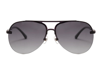 Óculos de Sol Colcci C0132 Preto Fosco e Brilho/ Cinza Degradê Polarizado