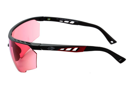 Mormaii Leap Preto e Cinza Fosco / Rosa Espelhado Unico - Lente 5,3 cm  - Sol