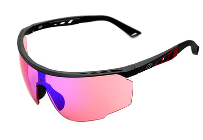 Mormaii Leap Preto e Cinza Fosco / Rosa Espelhado Unico - Lente 5,3 cm  - Sol