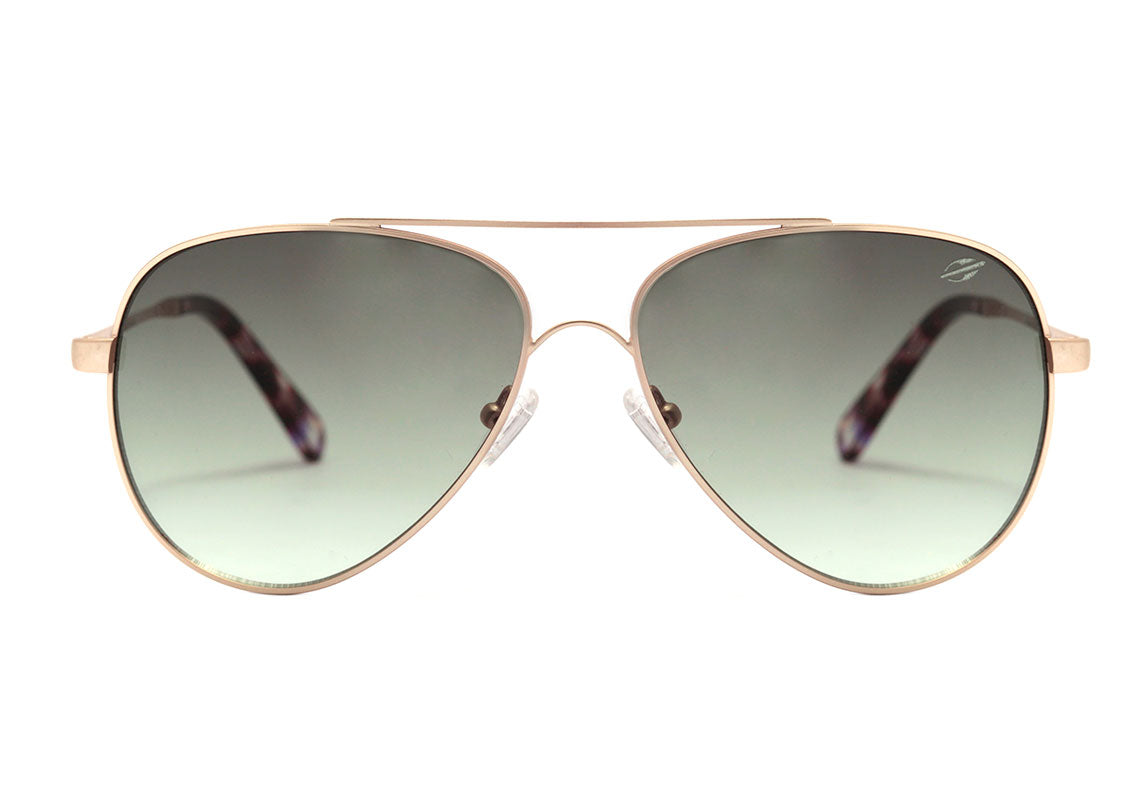 Mormaii  M0091 Dourado Fosco / Verde Degradê Unico - Lente 5,8 cm