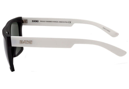 Óculos de Sol Evoke Evk 15 Black Temple White/ Green