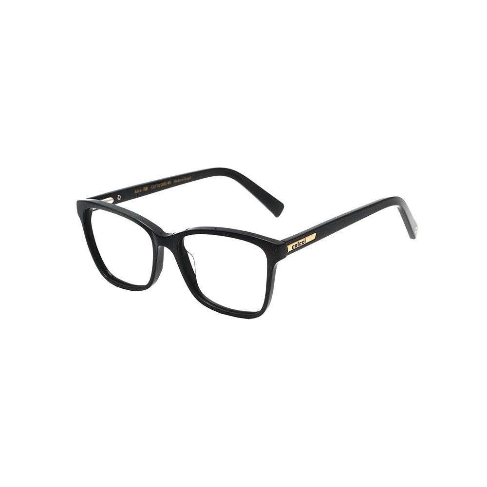 Infantil Colcci Alice Fun Preto Brilho - Lente 4,9 cm  - Grau