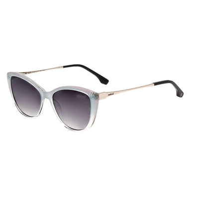 Colcci Agatha Branco Translúcido e Dourado Brilho/ Preto Degradê - Lente 5,4  - Sol