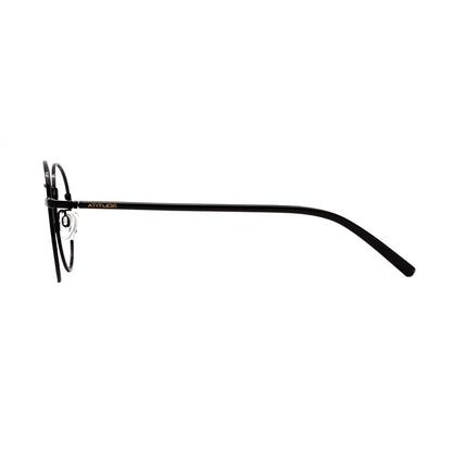 Atitude Royan Clip On 09A Preto Brilho e Fosco/ Preto Degradê - Lente 5,1 cm