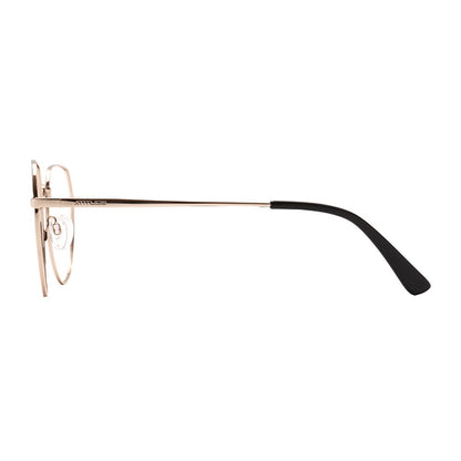 Atitude Riley Clip On 04A Dourado e Preto Brilho Marrom Degradê - Grau - 55 mm