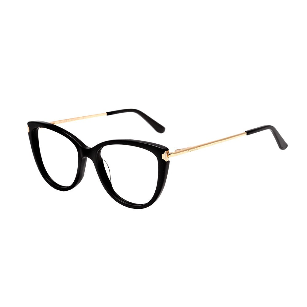 Bulget BG7072 A01 Preto e Dourado Brilho - Lente 5,3 cm  - Grau