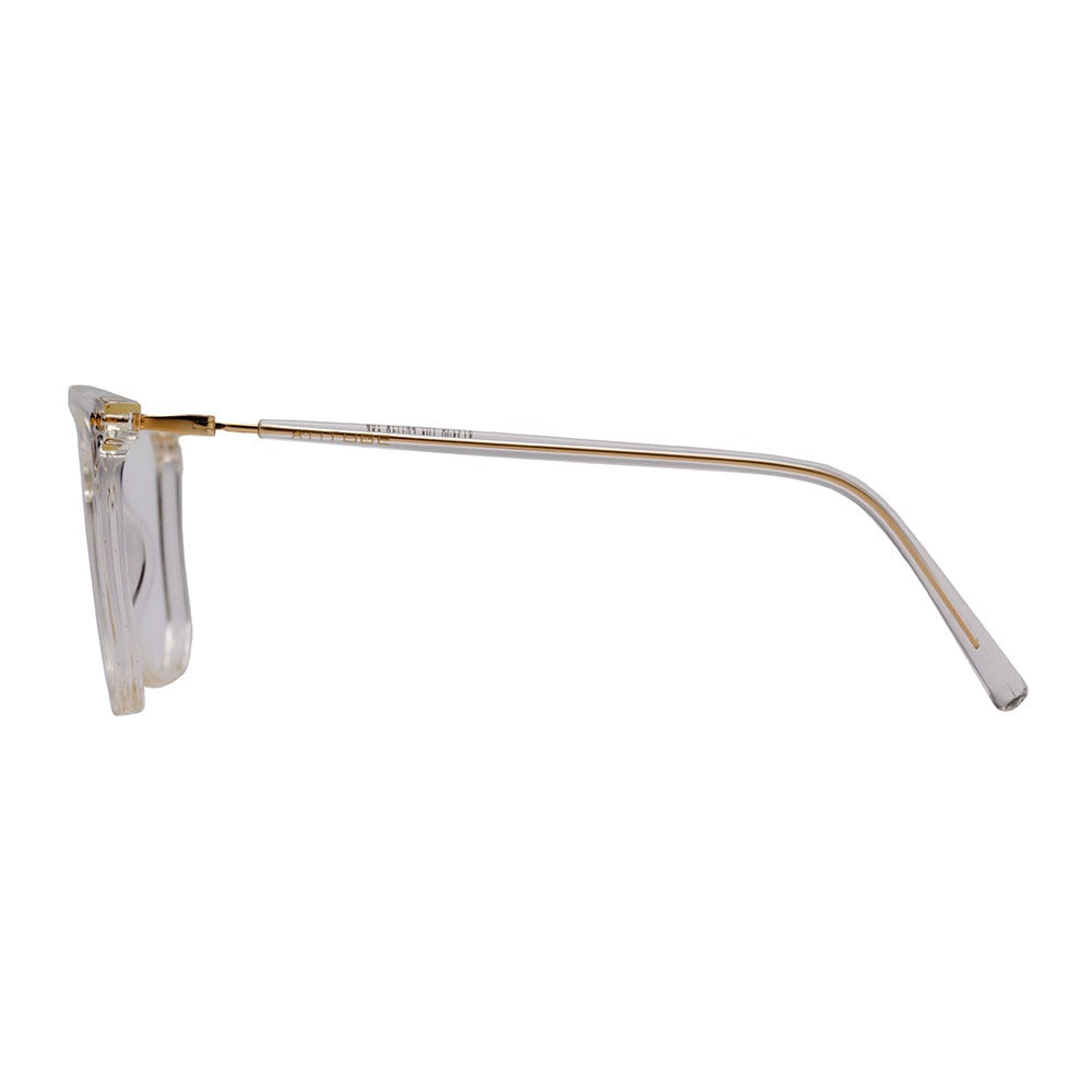 Atitude AT7128 T01 Transparente e Dourado Brilho - Lente 5,6 cm  - Grau