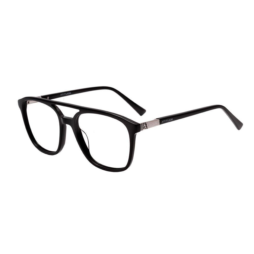 Atitude AT7138 A01 Preto e Prata Brilho - Lente 5,4 cm