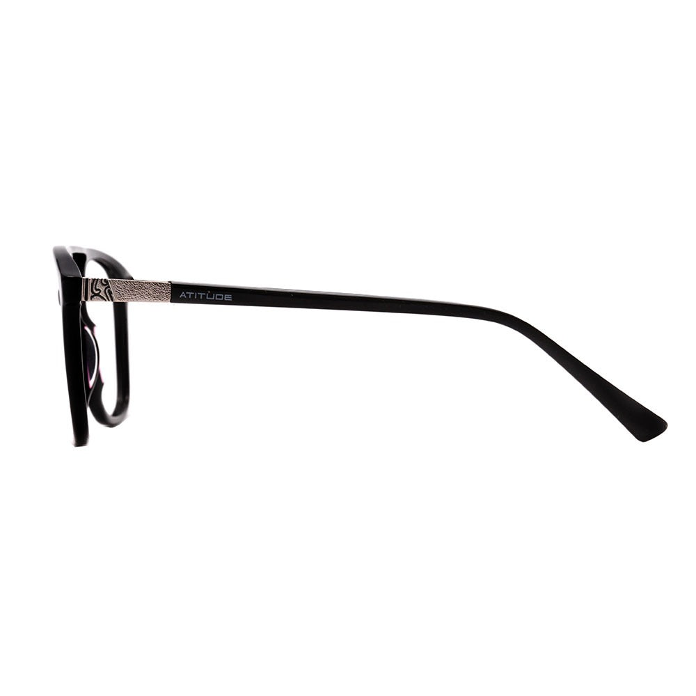 Atitude AT7138 A01 Preto e Prata Brilho - Lente 5,4 cm