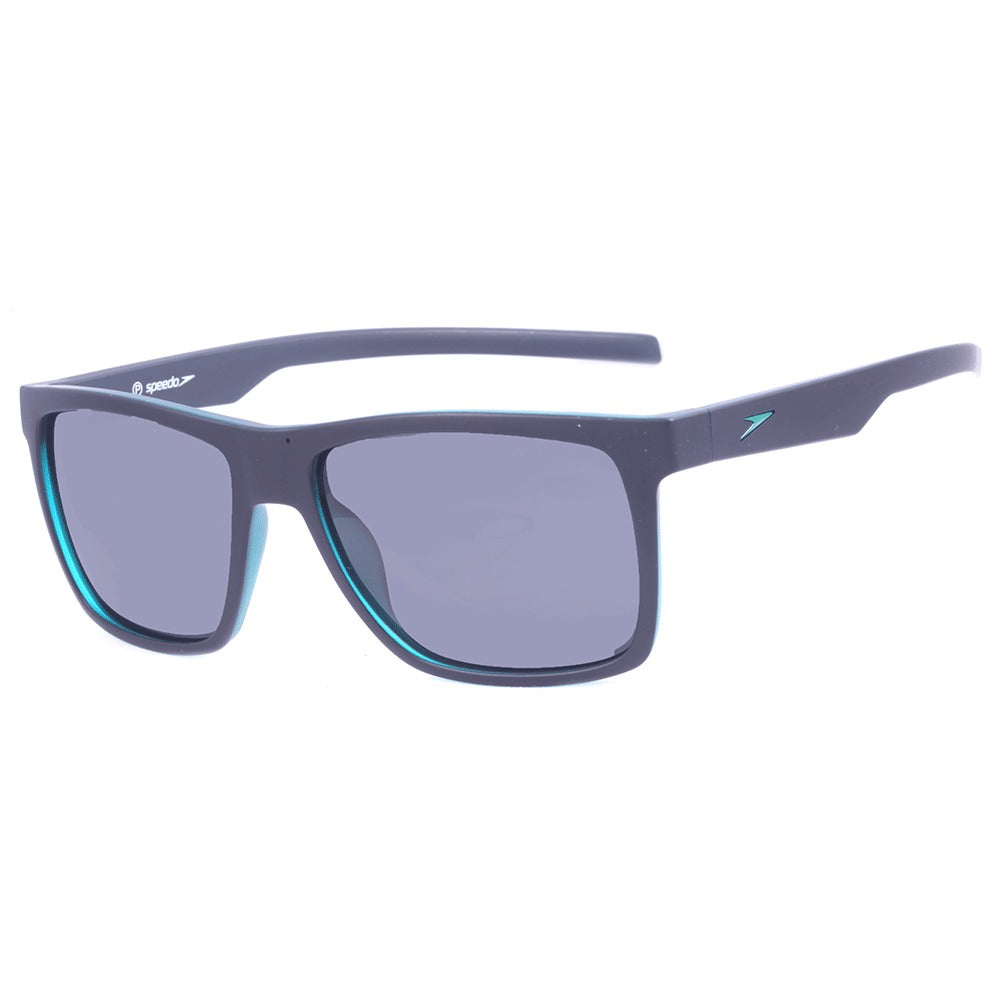 Speedo Gran Fondo H02 Preto e Verde Fosco/ Preto Polarizado - Lente 6,0 cm