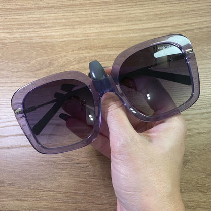 Colcci Camila Queiroz Chelsea Roxo Translúcido/ Preto Degradê - Lente 5,4 cm  - Sol