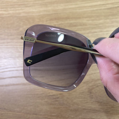 Colcci Camila Queiroz Chelsea Roxo Translúcido/ Preto Degradê - Lente 5,4 cm  - Sol