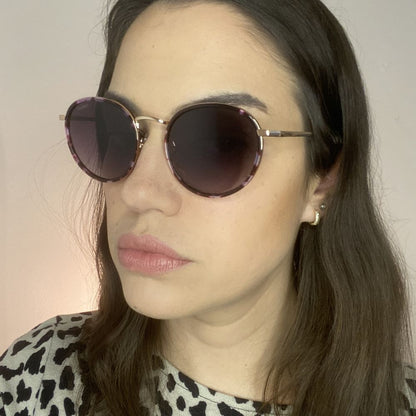 Colcci C0211 Rose Brilho/ Preto Degradê - Lente 5,2 cm