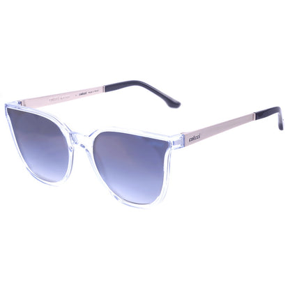 Colcci Cora Azul Translúcido Brilho/ Azul Degradê - 52 mm  - Sol
