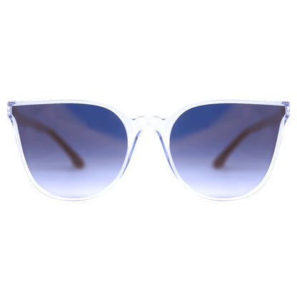 Colcci Cora Azul Translúcido Brilho/ Azul Degradê - 52 mm  - Sol