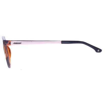 Colcci Cora Azul Marrom Mesclado e Preto Brilho/ Marrom Degradê - 52 mm  - Sol