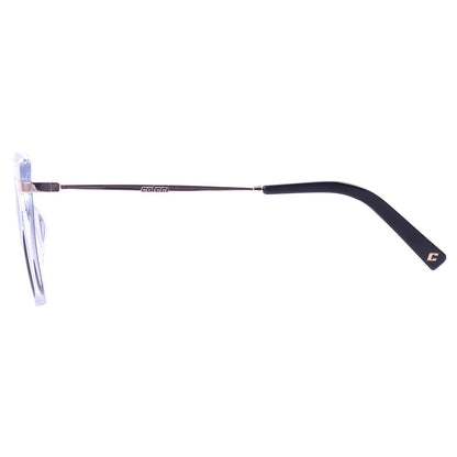 Colcci Dani Transparente Brilho/ Verde e Rosa Degradê - Lente 5,4 cm