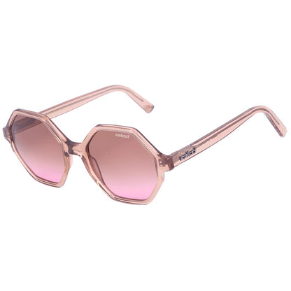 Colcci Otto MarromTranslúcido Brilho/ Marrom e Rosa Degradê - Lente 5,2 cm  - Sol