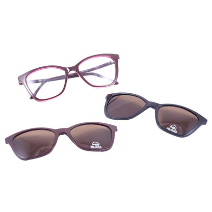 HB Switch Clip on 0385 Passionate/ Black/ Polarized Brown - Lente 5,3 cm  - Grau