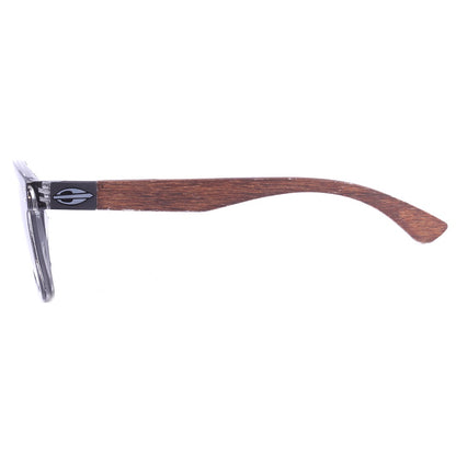 Mormaii Cairo Wood Preto Brilho/ Cinza  - Lente 5,5cm