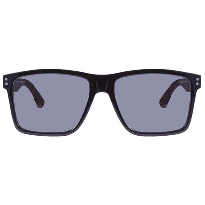Mormaii Cairo Wood Preto Brilho/ Cinza  - Lente 5,5cm