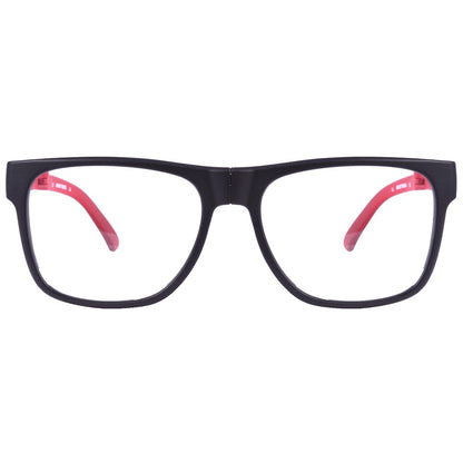 Dobrável Mormaii Origami  Preto  Vermelho Fosco- Lente 5,7cm