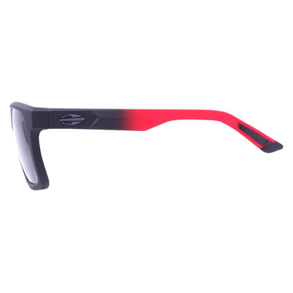 Mormaii San Diego 2  Preto e Vermelho Fosco/ Preto - Lente 5,6 cm  - Sol
