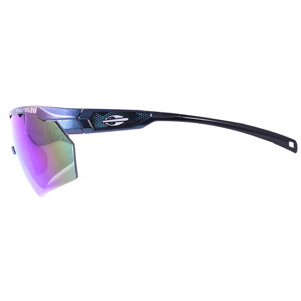 Óculos para Beach Tenis Mormaii Smash Verde e Roxo Brilho/ Roxo Espelhado - Lente 15,0 cm
