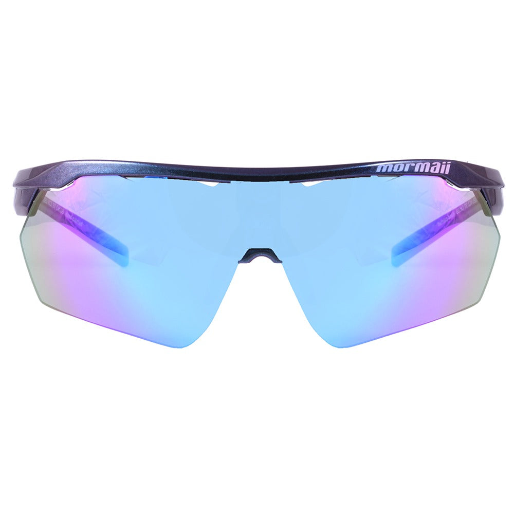 Óculos para Beach Tenis Mormaii Smash Verde e Roxo Brilho/ Roxo Espelhado - Lente 15,0 cm