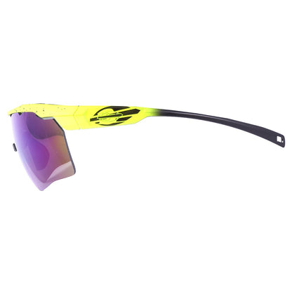 Óculos para Beach Tenis Mormaii Clip On Smash 2 Verde e Preto Fosco/ Verde Espelhado/  Transparente  - Lente 15,0 cm