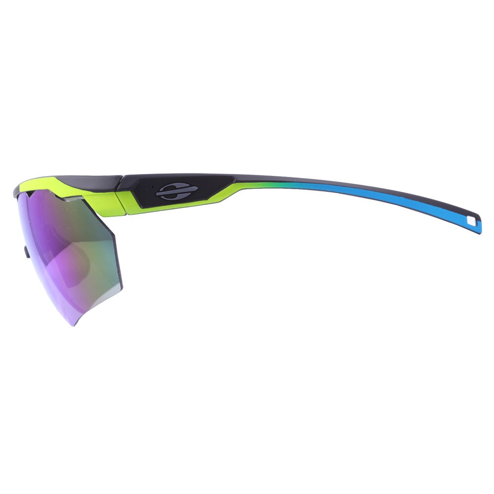 Mormaii Smash Preto e Verde Fosco/ Roxo Espelhado - Lente 15,0 cm  - Sol