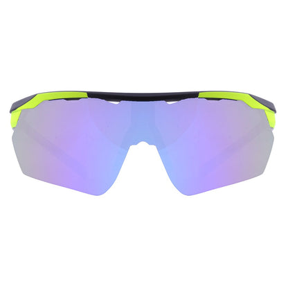 Mormaii Smash Preto e Verde Fosco/ Roxo Espelhado - Lente 15,0 cm  - Sol