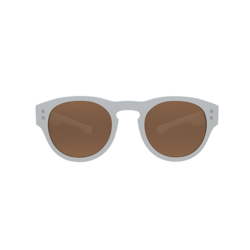 HB Mavericks Matte P. White/ Brown