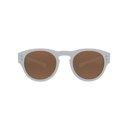 HB Mavericks Matte P. White/ Brown