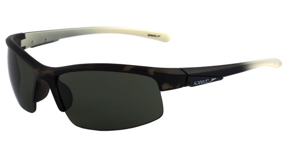 Óculos de Sol Speedo Bike G02 Preto E Branco Fosco/ Verde - 69 mm