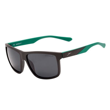 Óculos de Sol Speedo Blanche D01 Preto Fosco / Preto Polarizado - Lente 5,9 cm