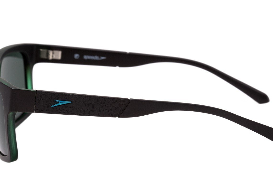 Speedo Erizo D01 Preto E Verde Fosco/verde Polarizado - Lente 5,8 Cm