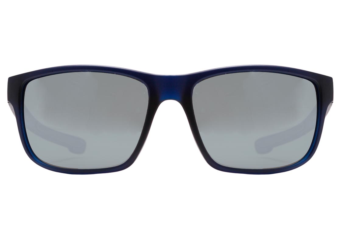 Óculos de Sol Speedo Flynn D01 Azul Translúcido Fosco/ Prata Espelhado Polarizado 57 mm