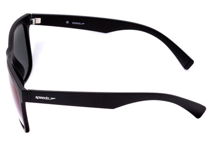 Óculos de Sol Speedo Liner A01 Preto Fosco / Azul Espelhado Polarizado - Lente 5,4 cm