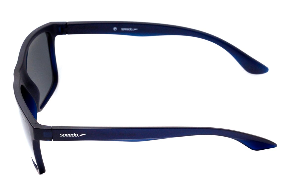 Óculos de Sol Speedo Rinzler D01 Azul Translúcido Fosco/ Cinza Polarizado 56 mm