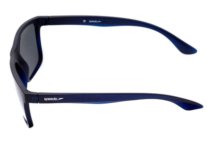 Óculos de Sol Speedo Rinzler D01 Azul Translúcido Fosco/ Cinza Polarizado 56 mm