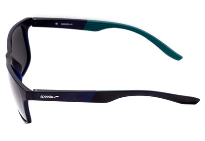 Óculos de Sol Speedo Sloan A01 Preto Fosco / Azul Espelhado Polarizado -- Lente 5,5 cm D01 Azul Translúcido Fosco/ Cinza Polarizado Lente 5,5 Cm