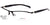 Óculos de Grau Speedo Sp1143 09D Preto Brilho E Fosco - Lente 5,8 Cm