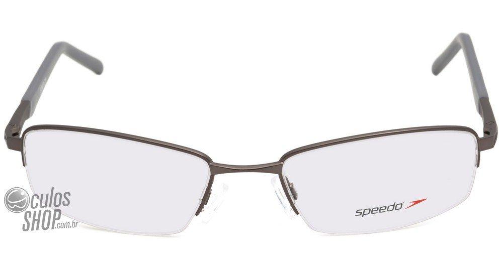 Óculos de Grau Speedo Sp 1271 02C Grafite E Cinza Fosco - 55 mm