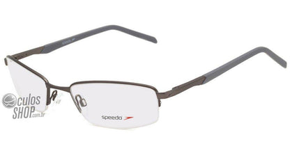 Óculos de Grau Speedo Sp 1271 02C Grafite E Cinza Fosco - 55 mm