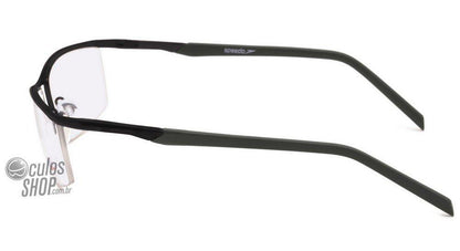 Óculos de Grau Speedo Sp 1271 09A Preto E Verde Fosco - 55 mm