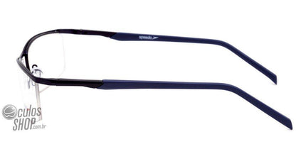 Óculos de Grau Speedo Sp 1273 06B Preto E Azul Fosco - 56 mm